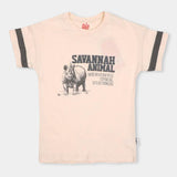 BOYS T-SHIRT SAVANNAH ANIMAL - GREY LILAC | Z502940488 | BACHA PARTY