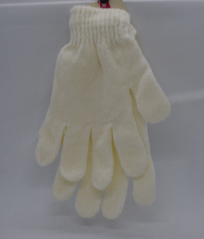 Chenille gloves - Beige  | FunkyFish