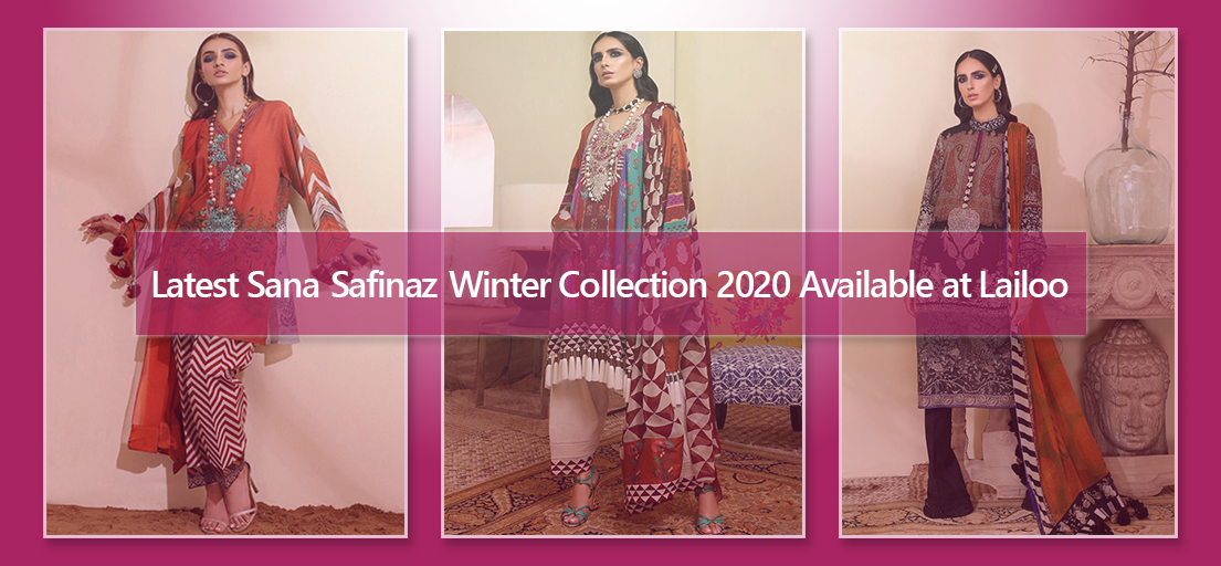 Buy Latest Sana Safinaz Winter Collection 2020 Available at Lailoo 