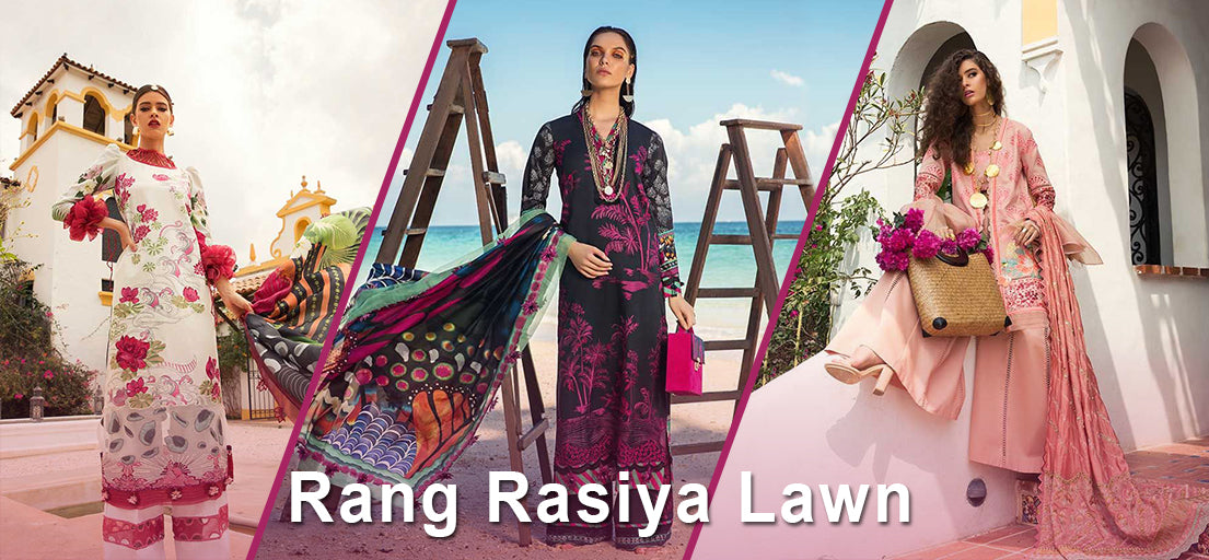 High-quality Rang rasiya lawn collection for 2020