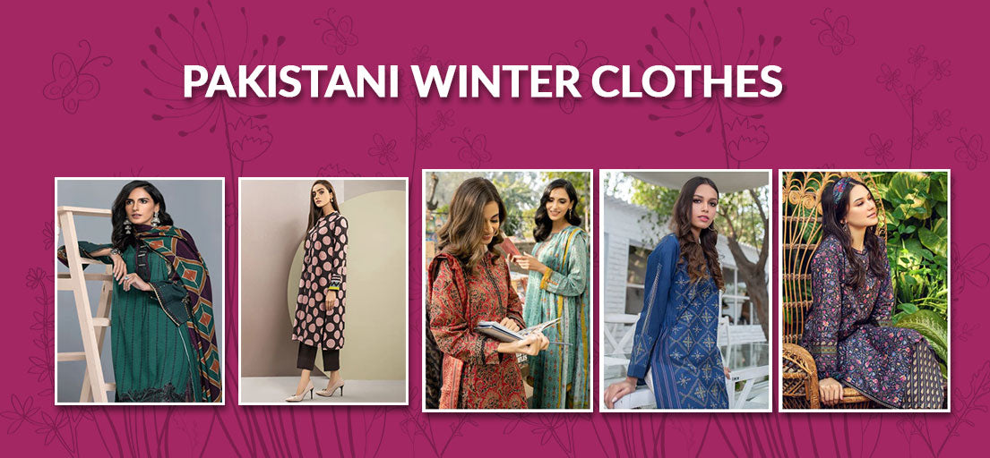 PAKISTANI WINTER CLOTHES |WINTER DRESSES FOR LADIES IN PAKISTAN