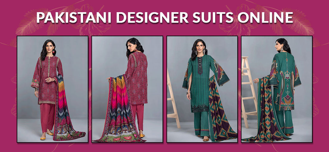 Pakistani Designer Suits Online | Pakistani Fancy Dresses with Prices