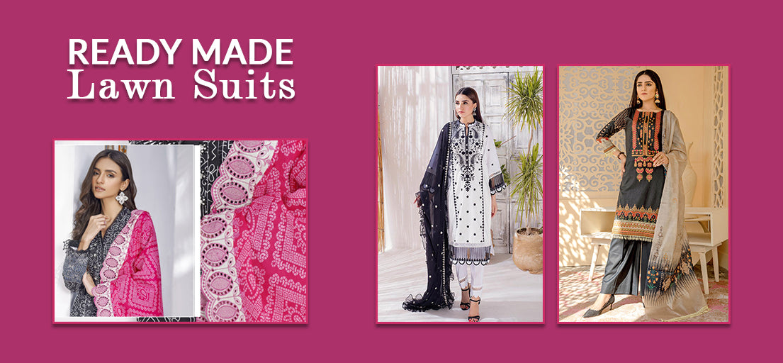 Ready-made Lawn Suits | Designer Pret Collection 2021 for Women