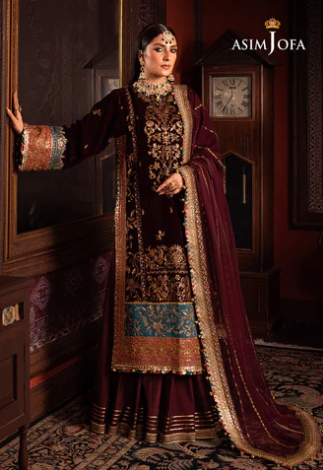 Asim Jofa Makhmal - Wedding Velvet Collection'23 | AJMM-09