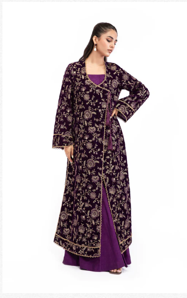 Maria.B Unstitched M.Luxe Fabrics Purple | LF-523