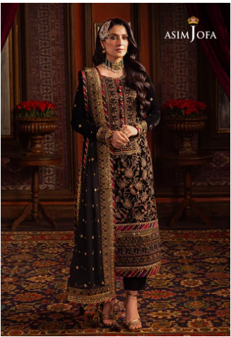 Asim Jofa Makhmal - Wedding Velvet Collection'23 | AJMM-08
