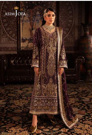Asim Jofa Makhmal - Wedding Velvet Collection'23 | AJMM-06
