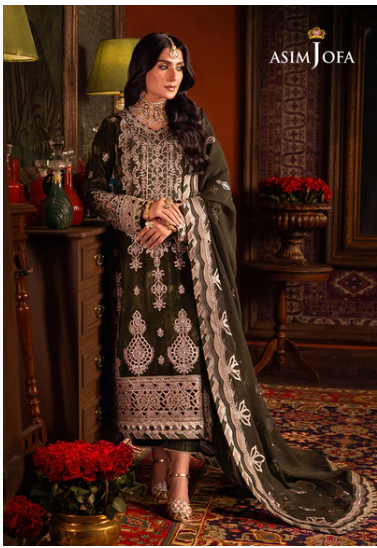 Asim Jofa Makhmal - Wedding Velvet Collection'23 | AJMM-05