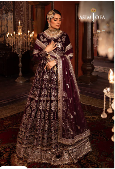 Asim Jofa Makhmal - Wedding Velvet Collection'23 | AJMM-11