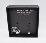 Zircon earring long lasting plated collection | Funky Fish