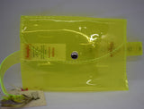 Transparent belt with small pouch - Yellow  | FunkyFish