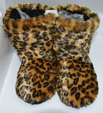 Cheeta print Slipper Boots | Funky Fish