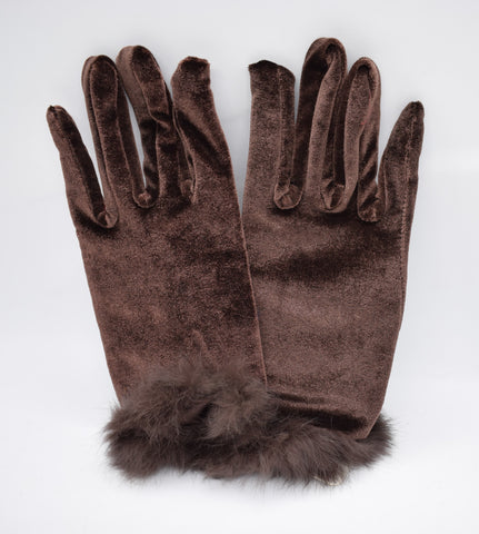 Velvet Gloves Brown | FunkyFish