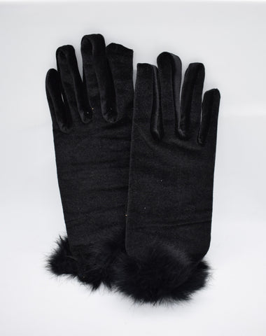 Velvet Gloves Black | FunkyFish