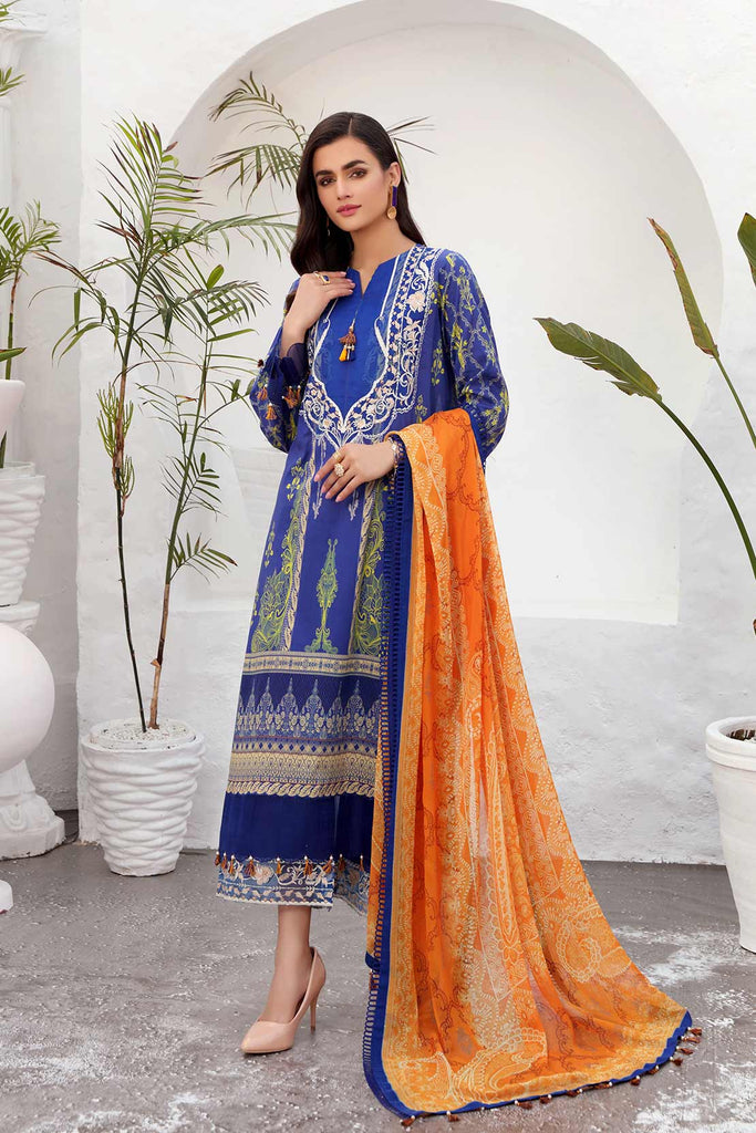 Afsaneh Taabir Vol-1 Lawn Collection'22 | Zernish - A | SKU: US211210013A